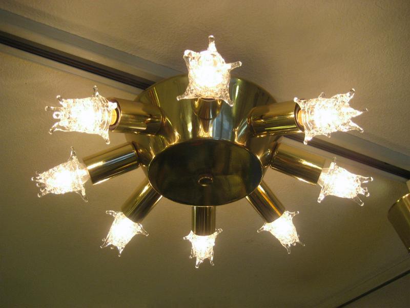 ミッドセンチュリー ランプ アトミック スプートニクス  